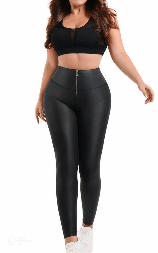 CurveAppeal Faux Leather Leggings